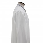 Buhara Yaka Nakışlı Cübbe - Beyaz - Gold Nakış